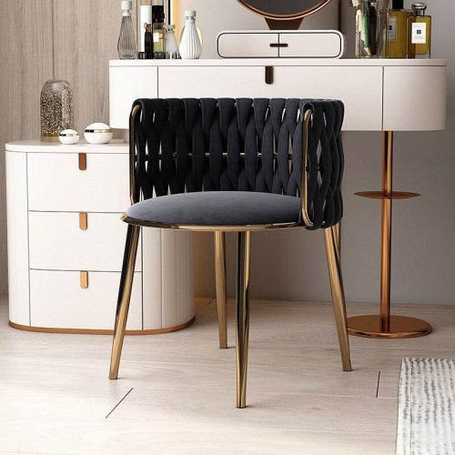 Light Luxury Nordic Single Sofa Chair Black