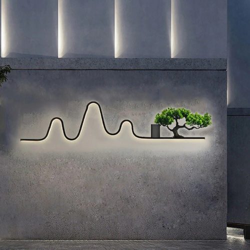 MIRODEMI® Landscape Decoration Plant Outdoor Waterproof LED Wall lamp For Garden, Villa L66.9*W13.6*H3.9