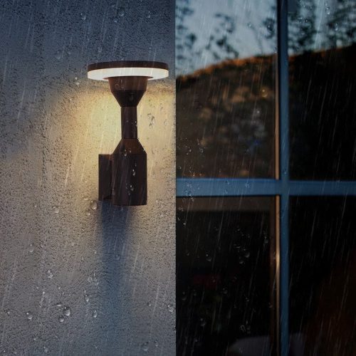 MIRODEMI® Creative Black Outdoor Waterproof LED Wall Lamp For Balcony, Courtyard, Porch W5.9*H10.2