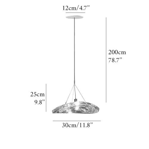 30cm 1 light