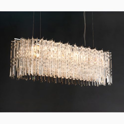 Agrigento Modern Chrome Crystal LED Chandelier For Elite House