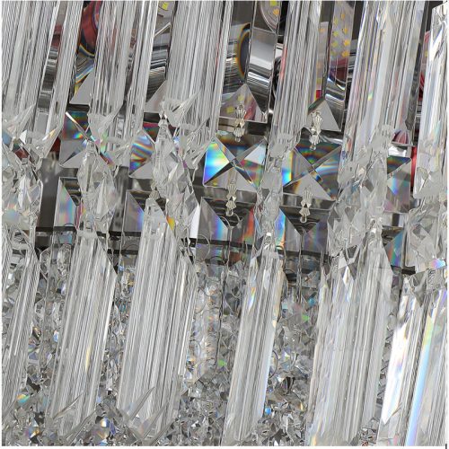 Agrigento Modern Chrome Crystal LED Chandelier For Elite House Details