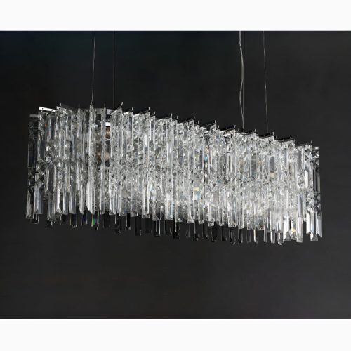 Agrigento Modern Chrome Crystal LED Chandelier For Magical House