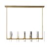 MIRODEMI® Albese con Cassano | Luxury Modern Brass Chandelier with LED Candle Lighting