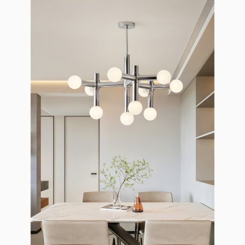 Alcobendas Chandelier in the Shape of a Glass Ball in a Bauhaus Style for Elite House