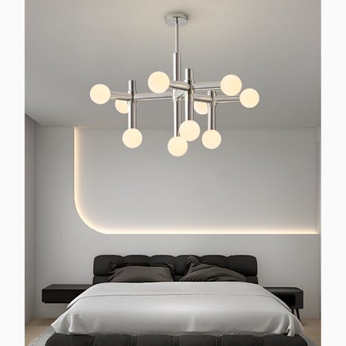 Alcobendas Chandelier in the Shape of a Glass Ball in a Bauhaus Style for Living Room