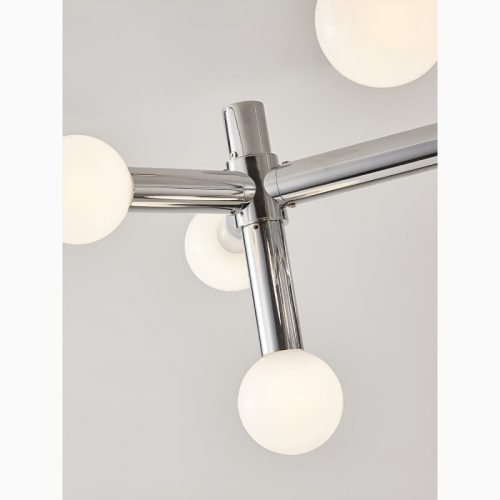 Alcobendas Chandelier in the Shape of a Glass Ball in a Bauhaus Style for Living Room Details