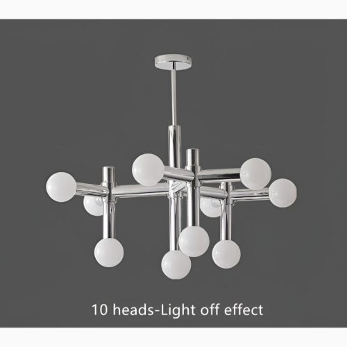 Alcobendas Chandelier in the Shape of a Glass Ball in a Bauhaus Style for Living Room Off