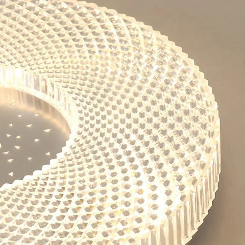 Alia Luxury Modern Simple Round Ceiling Chandelier in Detail