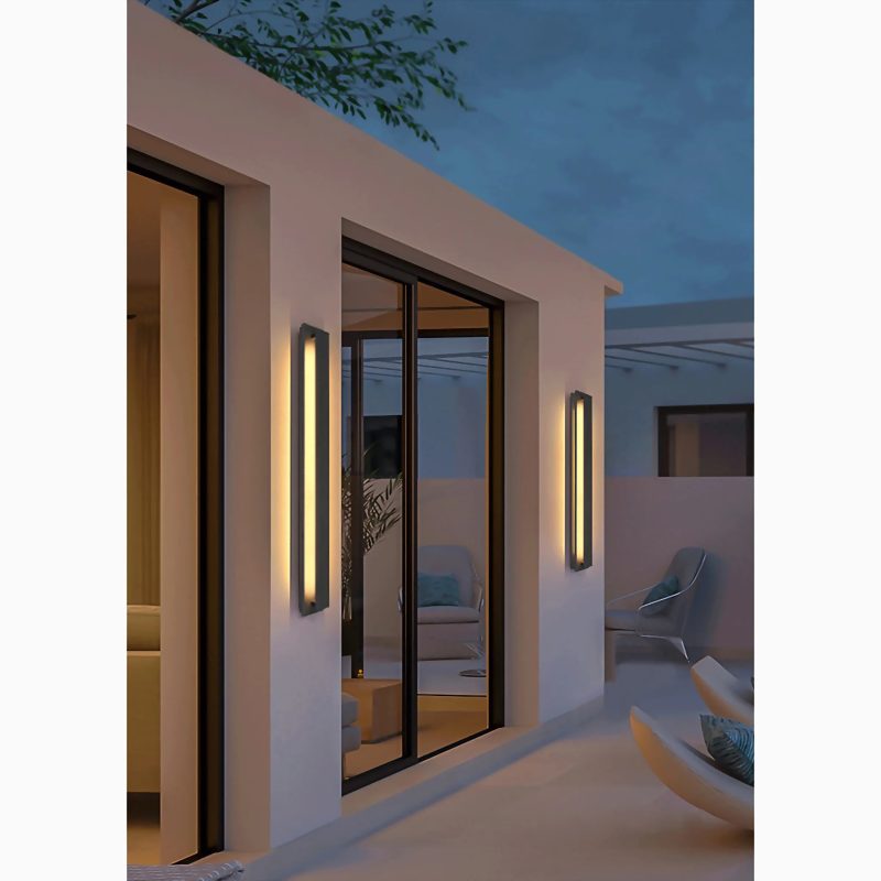 Alice Castello | Modern Black Vintage Aluminum LED Wall Sconce form Mirodemi for Porch, Garden , Entrance | LED light | Luxury Lighting | Outdoor Lighting |