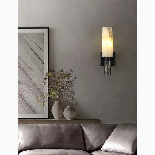 Allai Luxury Modern Natural Marble Wall Sconce