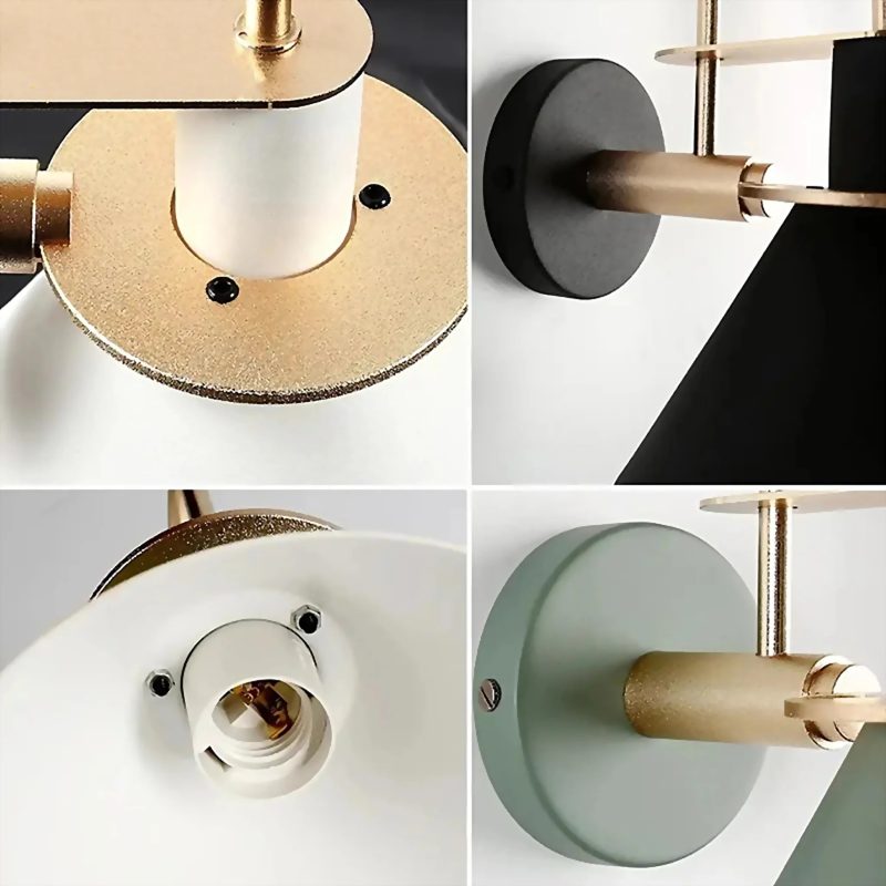 Alliste Modern Nordic Wall Sconces With Rotary Switch Details