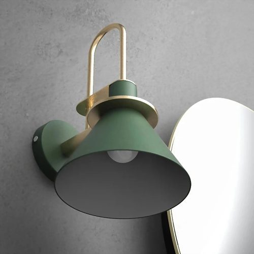 Alliste Modern Nordic Wall Sconces With Rotary Switch Green