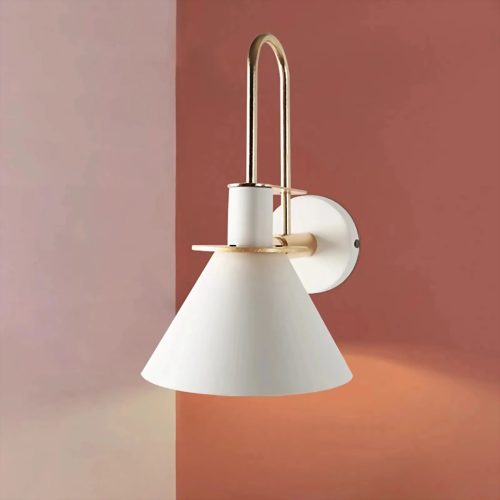 Alliste Modern Nordic Wall Sconces With Rotary Switch White