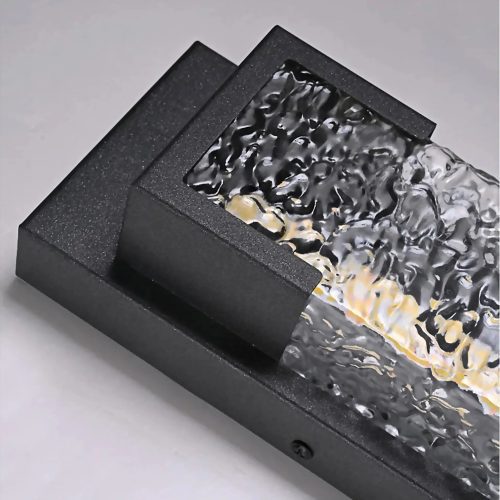 Alserio Stylish Black Anti Rust LED Outdoor Wall Sconce