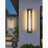 Alserio | Modern Anti-Rust Black Outdoor LED Wall Sconce by Mirodemi