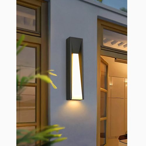 Altamura | Modern Outdoor Black Stylish Exterior LED Wall Lamp for Porch, Garden, Entrance, Courtyard | LED Light | Outdoor Lighting | Luxury Lighting |