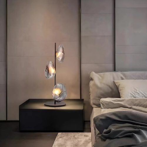 Artistic Cloud Glass LED Floor And Table Lamp For Bedroom