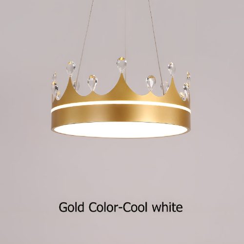 Baiano Modern Drum LED Pendant Lights for Kids Room Golden BG