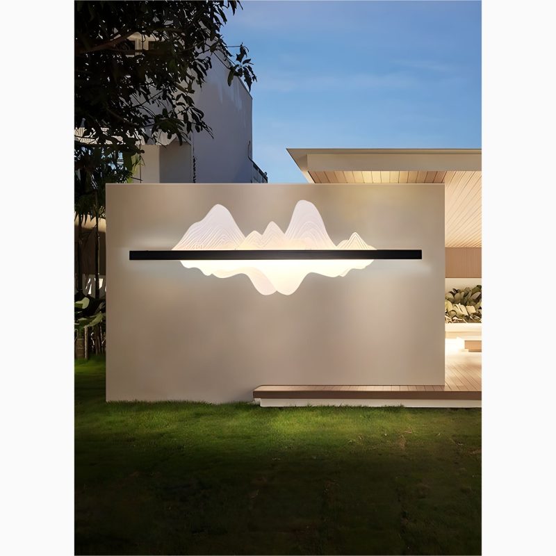 MIRODEMI Black Aluminum Outdoor Waterproof Original Design LED Wall | Luxury Lighting | Creative Design | Outdoor LED Lamp |