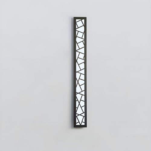 MIRODEMI Black Creative Design Outdoor Waterproof Aluminum LED Tall Wall Lamp For Villa | luxury lighting | Creative style | Vertical outdoor lamp | 