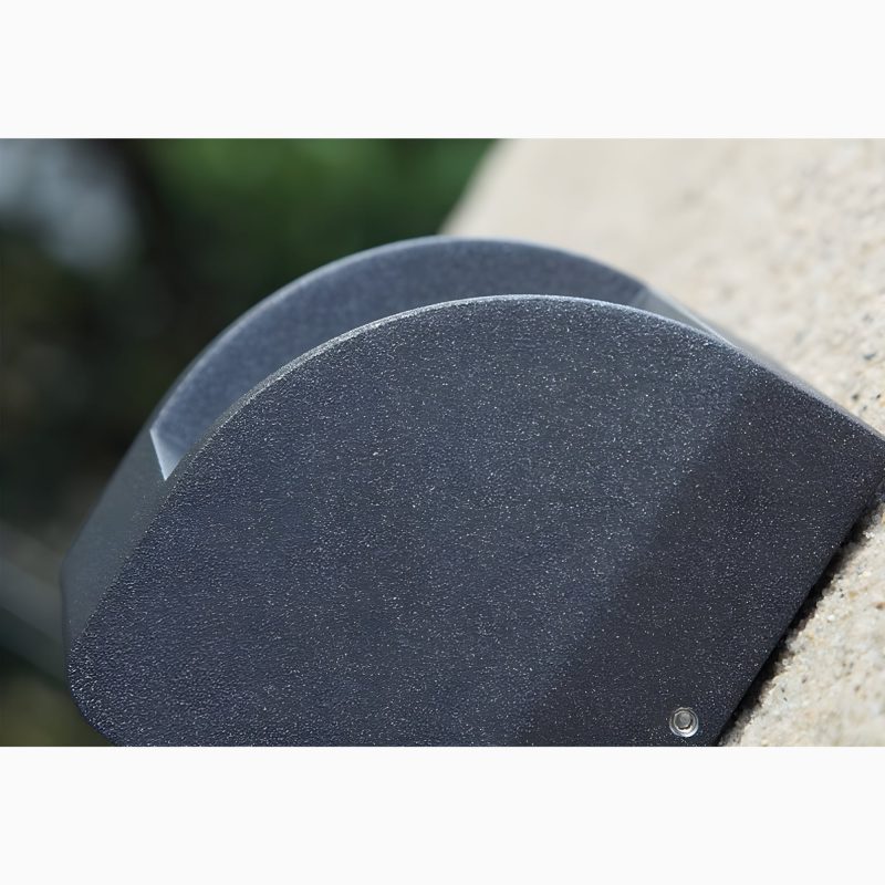 Black Modern Outdoor Waterproof Aluminum LED WallScones Details