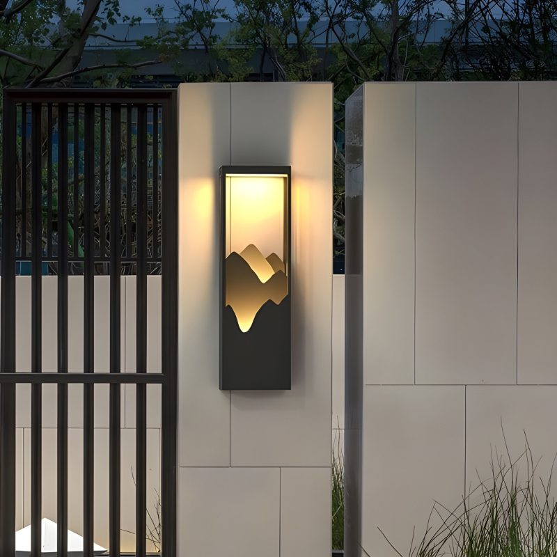 Black Outdoor Original Design Waterproof Wall Light for Entrance