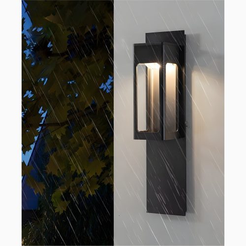  MIRODEMI Black/Bronze Outdoor Waterproof LED Aluminum Wall Light With Motion Sensor image | luxury furniture | outdoor lamps 