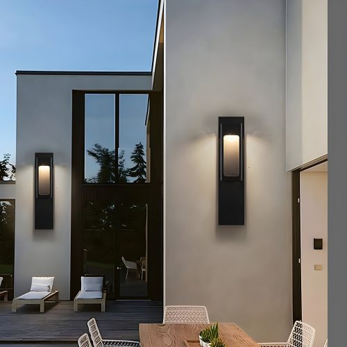  MIRODEMI Black/Bronze Outdoor Waterproof LED Aluminum Wall Light With Motion Sensor image | luxury furniture | outdoor lamps 