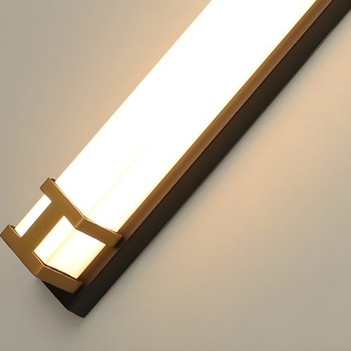 Black Outdoor Waterproof LED Long Wall Lamp Details