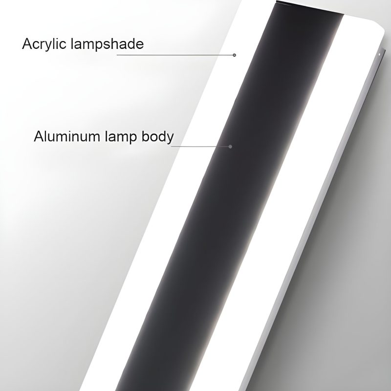 Black Outdoor Waterproof LED Wall Lamp With App Control Model Details