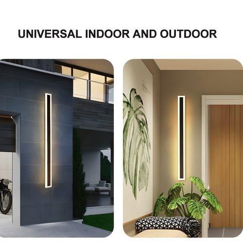 MIRODEMI Black/White/Gold Outdoor Waterproof Tall Aluminum LED Wall lamp For Garden | Outdoor lighting | LED Light | Vertical Lamp |