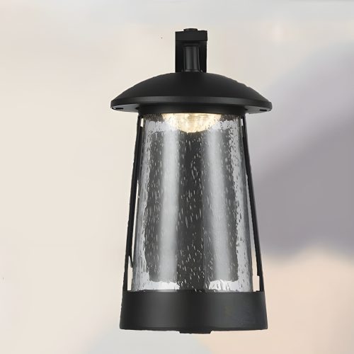 Black Waterproof Outdoor Anti corrosion LED Wall Lamp Wedge Base Light