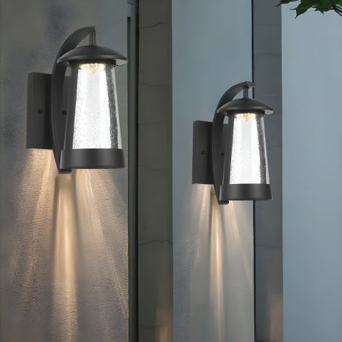 Black Waterproof Outdoor Anti corrosion LED Wall Lamp for Entrance