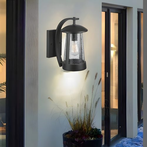 Black Waterproof Outdoor Anti corrosion LED Wall Lamp for Garden