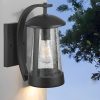 MIRODEMI Black Waterproof Outdoor Anti-corrosion LED Wall Lamp for Garden, Porch | Luxury outdoor lighting | Stylish Design |