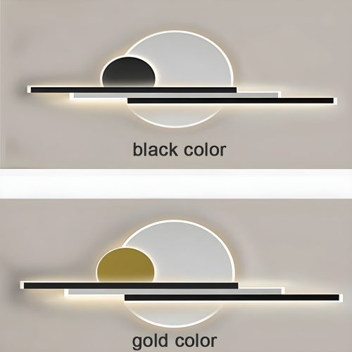 MIRODEMI Black/Gold Modern Outdoor Waterproof Aluminum LED Wall lamp For Garden, Porch , Villa | Luxury lighting | Outdoor light | LED wall light | 