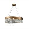 MIRODEMI Borgio Verezzi | Gold Crystal Сurve Hanging Light Fixture