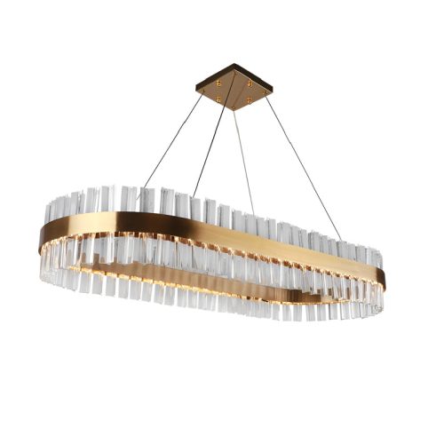 Bormida Luxurious Modern Crystal Oval Chandelier For Modern Interior