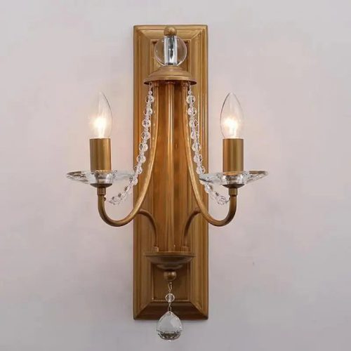 Candle Shaped Wall Sconce with Warm Light