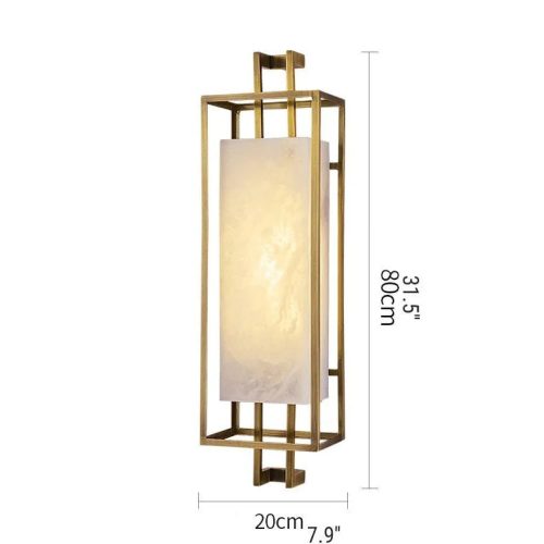 Classic Chinese Style Marble Wall Lamp For Restaurant