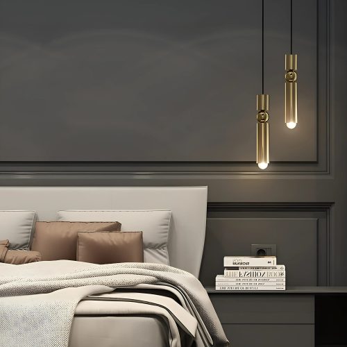 Classic Golden Metal LED PEndant Lamp for Bedroom