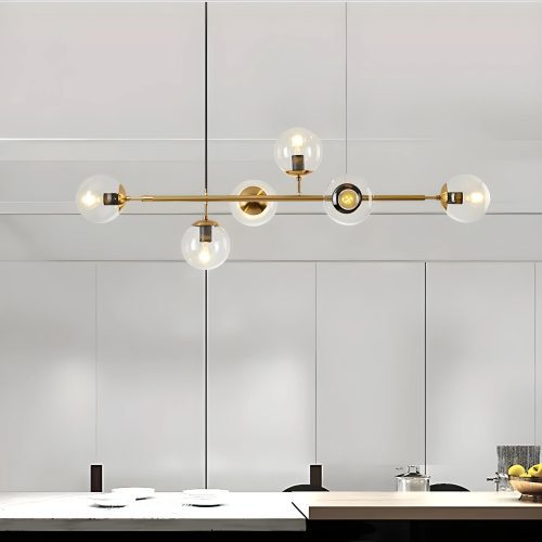 Chandelier|LED|Pendant|Clear|Glass|Ball|Clear