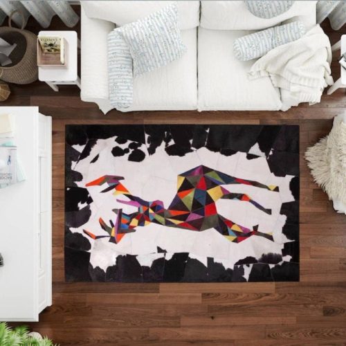 Colorful Natural Cowhide Carpet