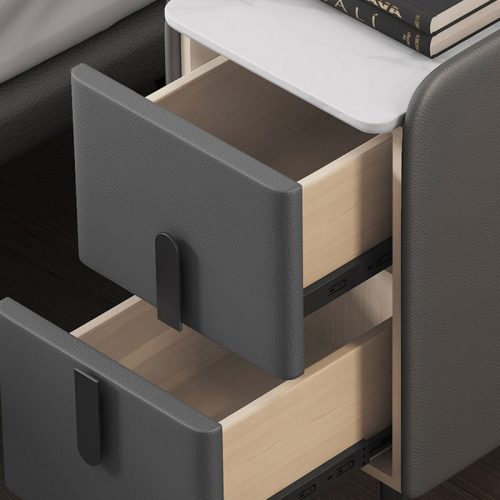 Comfortable Aesthetic Nightstand Novelty Modern Cheap Storage Nightstand Wooden Bedroom Mesinha De Cabeceira Home Furniture 1