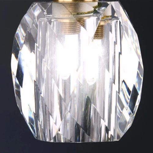 Contemporary Crystal Pendant Lamp for Parlor