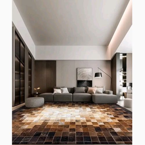 Cowhide Leather Carpet