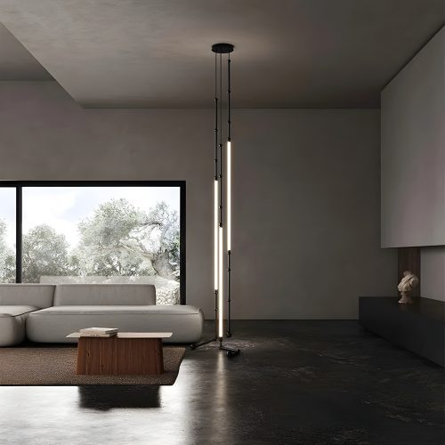 Creative Black LED Pendant Light for Living Room