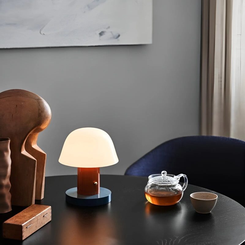 Creative Design Touch Switch Semicircle Table Lamp