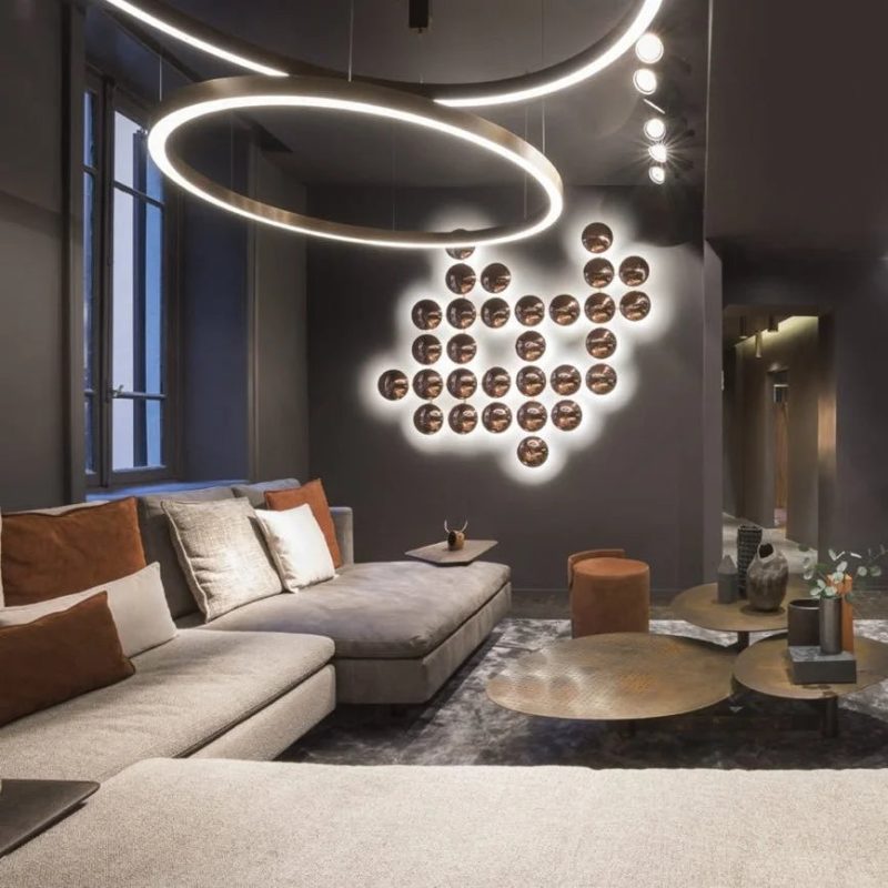 Creative LED Wall Lamp In Futuristic Style For Living Room